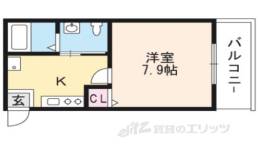京乃双葉マンション間取り図面