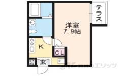 京乃双葉マンション間取り図面