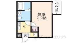 京乃双葉マンション間取り図面