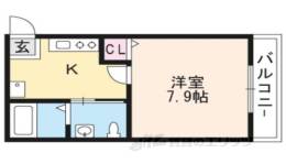 京乃双葉マンション間取り図面
