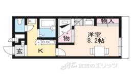 レオパレスグランヴィア東草津間取り図面