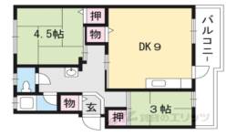 辻ハイツ１間取り図面