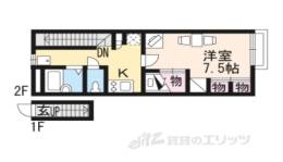 レオパレスヴィータ守山間取り図面