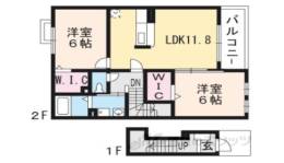 ルミエール　日野　１間取り図面