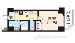ベラジオ京都一乗寺３間取り図面