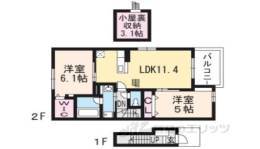 スリーズ１間取り図面