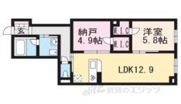 シャーメゾン小野小町間取り図面