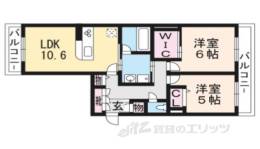 シャーメゾン小野小町間取り図面