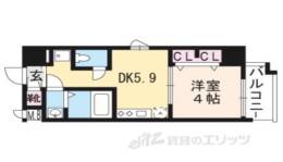 エステムコート京都東寺朱雀邸間取り図面