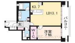 シャリエ聖護院西町305間取り図面