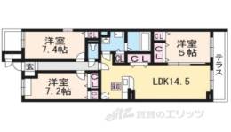 グランドゥール京田辺間取り図面