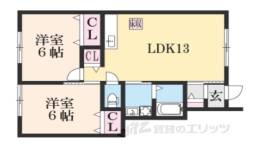 サンガーデン甲賀Ｃ間取り図面