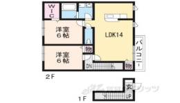 サンガーデン甲賀Ａ間取り図面