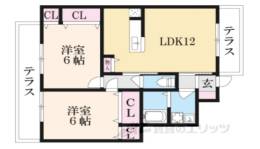 サンガーデン甲賀Ａ間取り図面