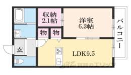 エルメゾンレコルト２間取り図面