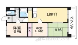 コテージ千秀水口間取り図面