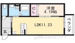 CRASTINE太秦安井北御所町間取り図面
