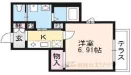 シャーメゾンきぬかけ間取り図面
