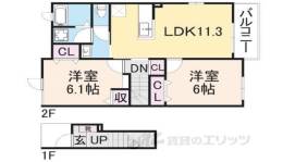 フリーデ・ドレミ１間取り図面