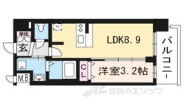 プレサンスTHE KYOTO粋都間取り図面