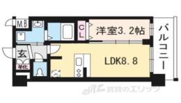 プレサンスTHE KYOTO粋都間取り図面
