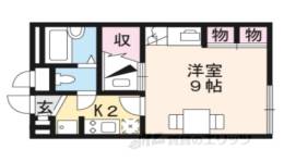 レオパレスひの間取り図面