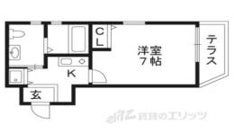 アパートメント清水五条間取り図面