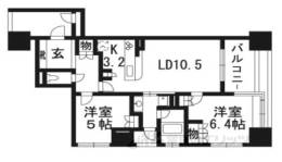 プレティナージュ御池東洞院間取り図面