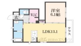 ラピスコートＡ間取り図面