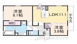 Ｇｒａｎｄ　Ｒｅｆｌｅｔ　Ａ棟間取り図面