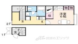 レオパレスサムスライブ間取り図面