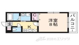 グラカン京都駅前　悠間取り図面