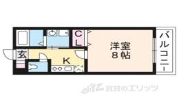 グラカン京都駅前　悠間取り図面