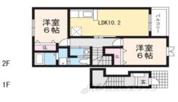 古城チェロ間取り図面