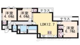 T’Sスクエア下鴨間取り図面