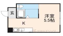 加賀山コーポ5間取り図面