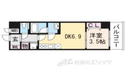 インサイトルポ山科椥辻間取り図面
