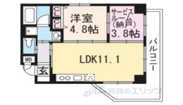 インサイトルポ山科椥辻間取り図面