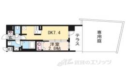 アクアプレイス京大北ＯＸ間取り図面