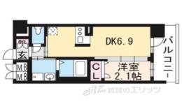 アクアプレイス京大北ＯＸ間取り図面