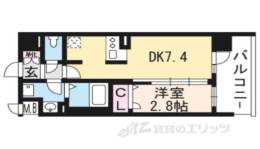 アクアプレイス京大北ＯＸ間取り図面