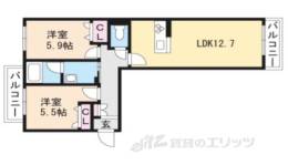 シャーメゾンレフィーノ間取り図面