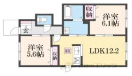 シャーメゾン　リバティ間取り図面