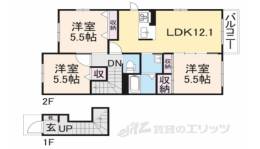 シャーメゾンコートＫ２間取り図面