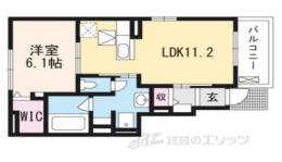 プラシード新城１間取り図面