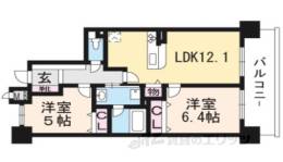 パデシオン十条駅前間取り図面