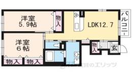 エンジェライト山城間取り図面