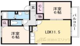 クラジールヤマザキ間取り図面