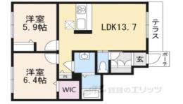 サン・クレール貴生川間取り図面