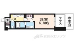 THE GARNET MILLENNIUM KYOTO九条烏丸間取り図面
